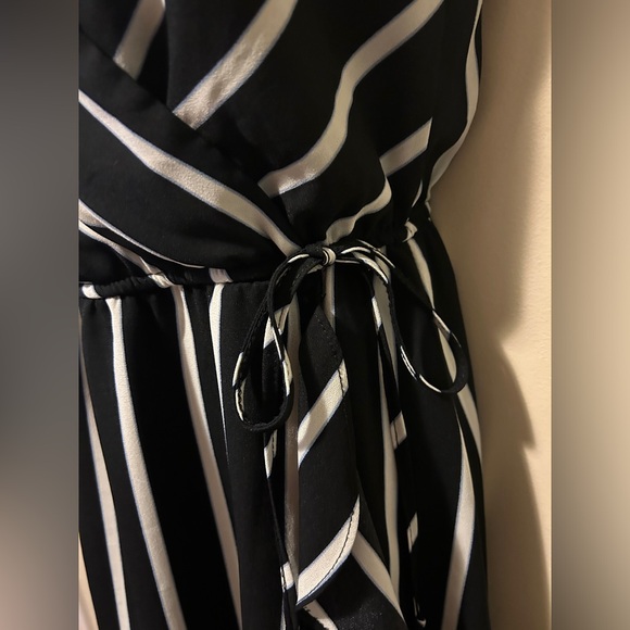 Blue Rain faux wrap romper- looks like a dress - Picture 2 of 7